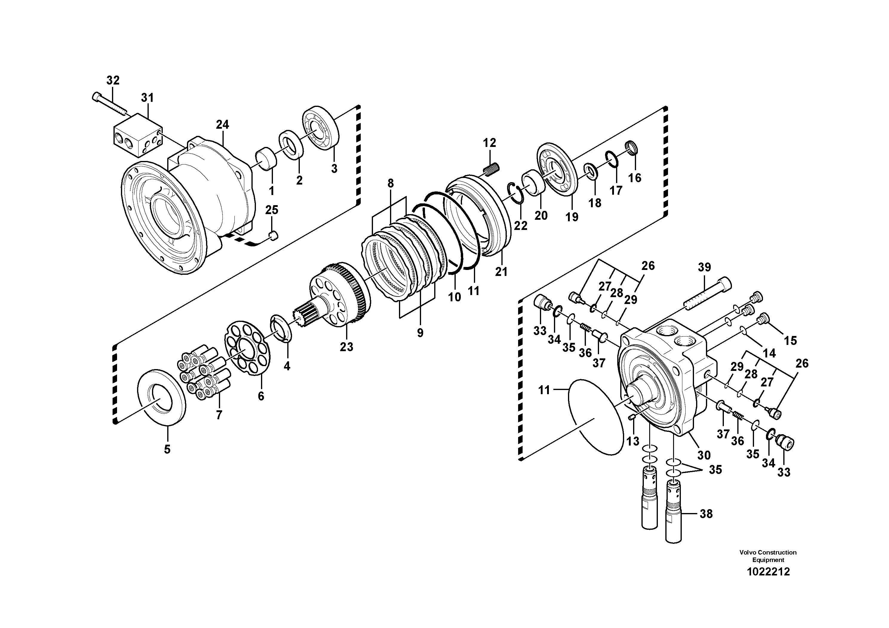 EC180回转马达 EC180回转马达
