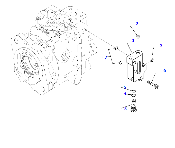 WB93,WB97液压泵(5) WB93,WB97液压泵(5)
