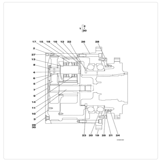 CX460 SH460 行走牙箱