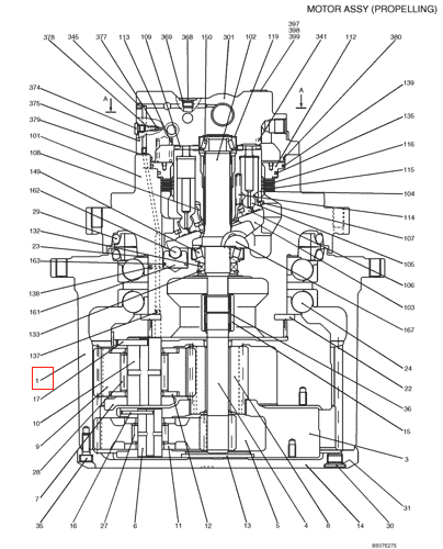SK200-8 行走轮毂