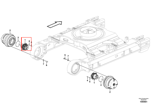 EX1200-6 行走马达（4）