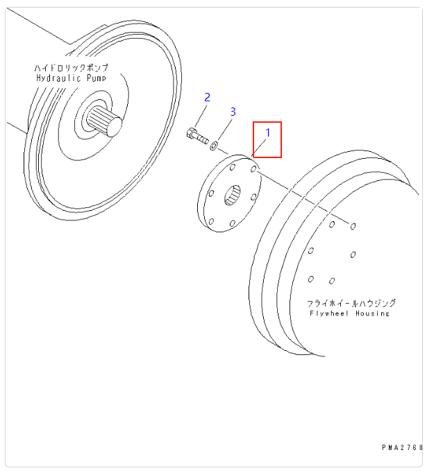 PC100-6 联轴器总成(1)