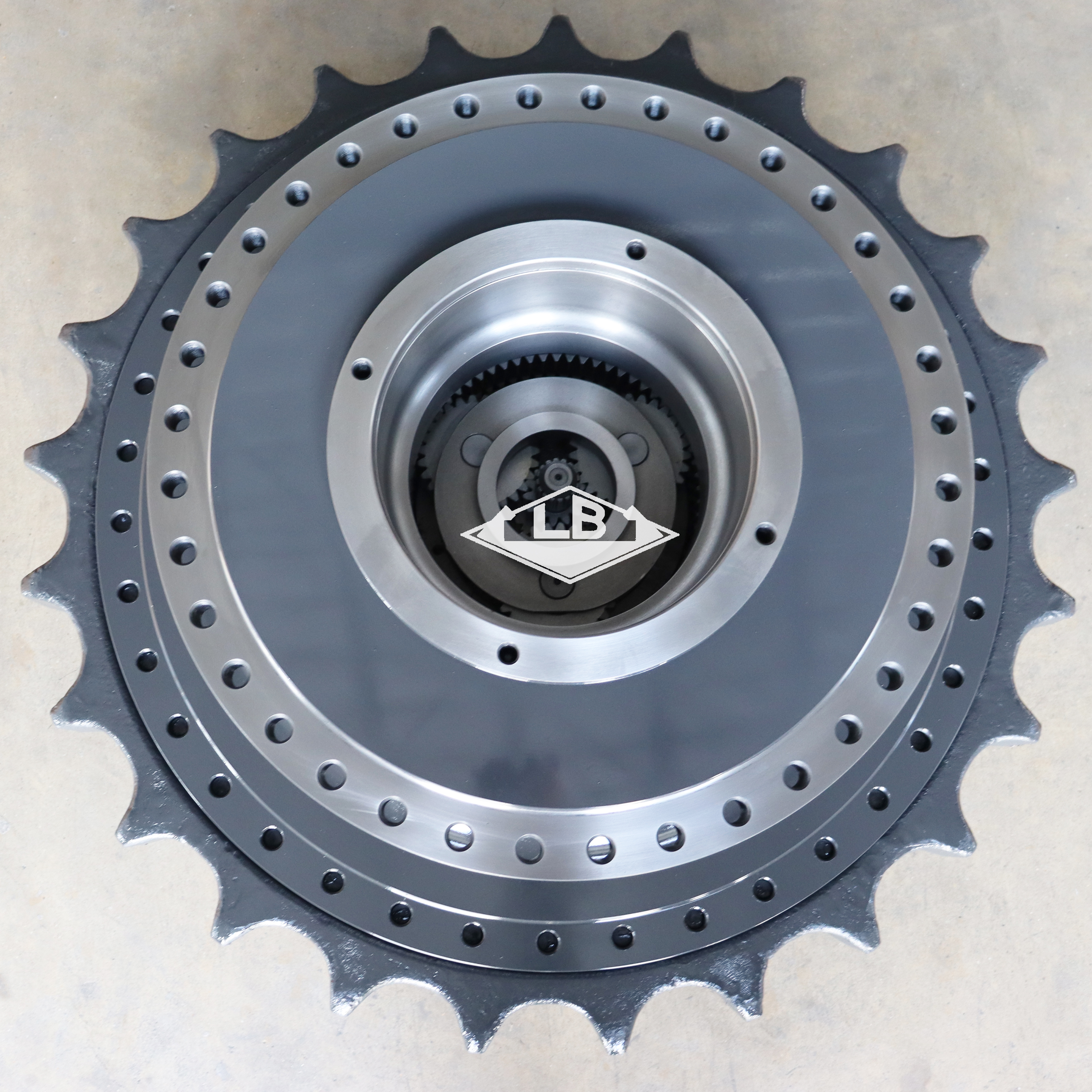 PC1250-7 PC1250-8 PC1250-11 TRAVEL GEARBOX WITH SPROCKET 21N-27-00130 21N-27-00140 21N-27-00190 PC1250 FINAL DRIVE