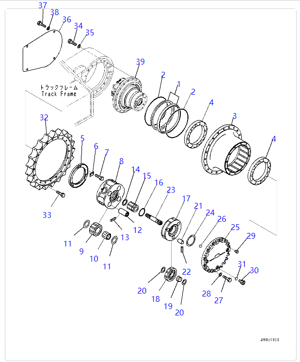 PC220-8MO 行走马达总成